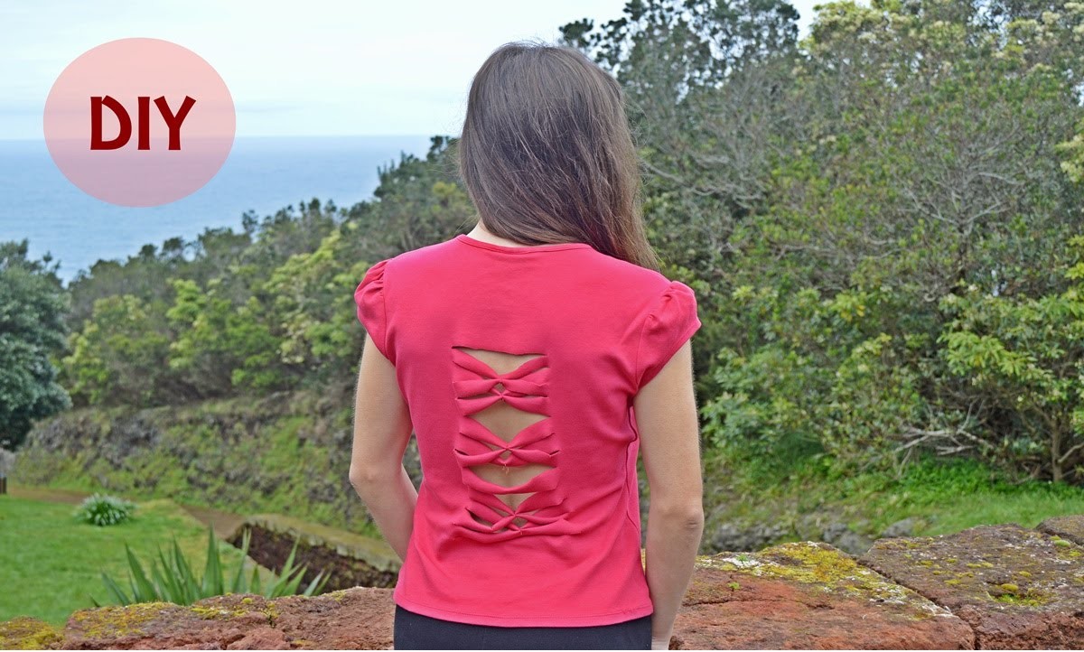 DIY simples: Customização de camiseta