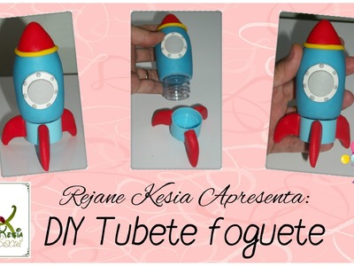 DIY tubete foguete