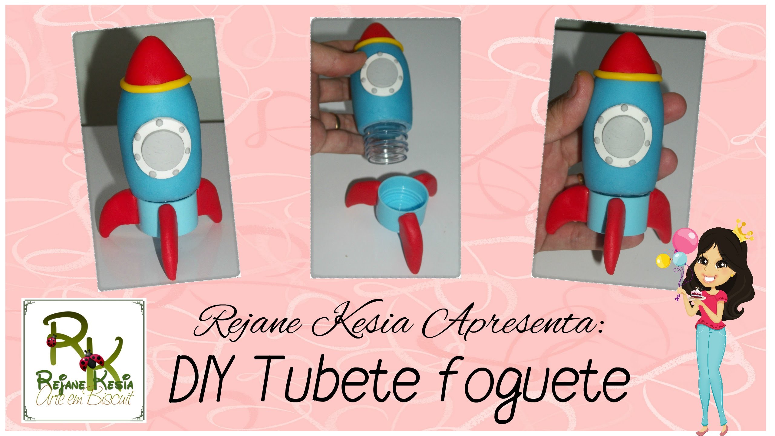 DIY tubete foguete