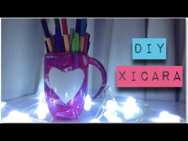 DIY: Xícara Desenhada com Esmalte