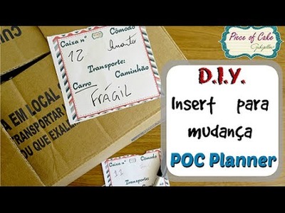 Planner 2016 Mudança DIY tutorial | #POCPlanner