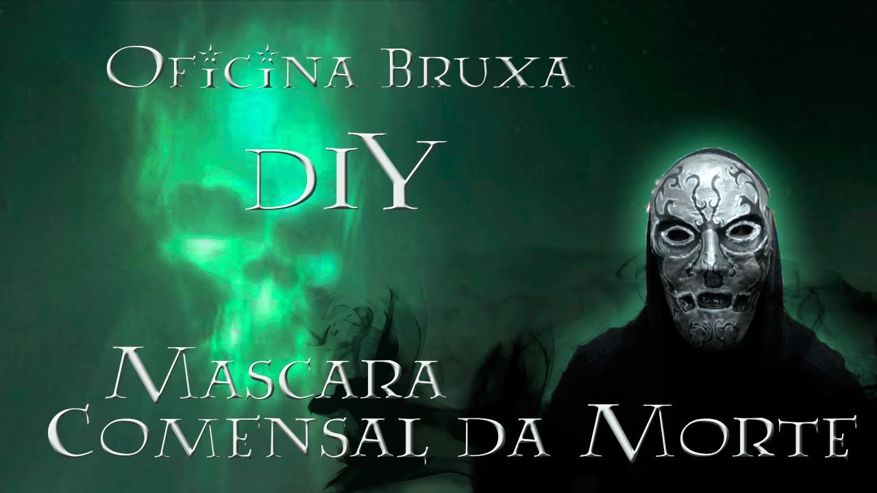 Oficina Bruxa  - Mascara comensal da Morte - DIY