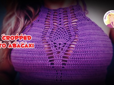 Top Cropped Ponto Abacaxi
