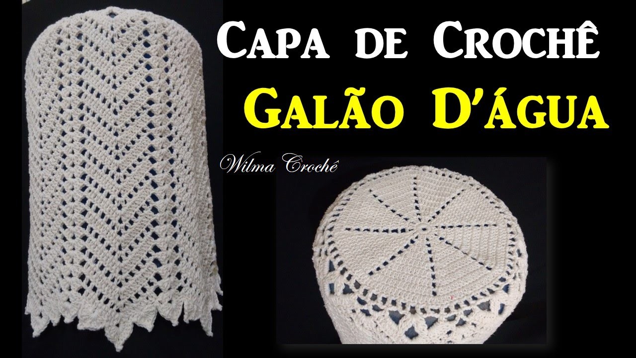 Capa de Crochê Para Galão D'água - Wilma Crochê