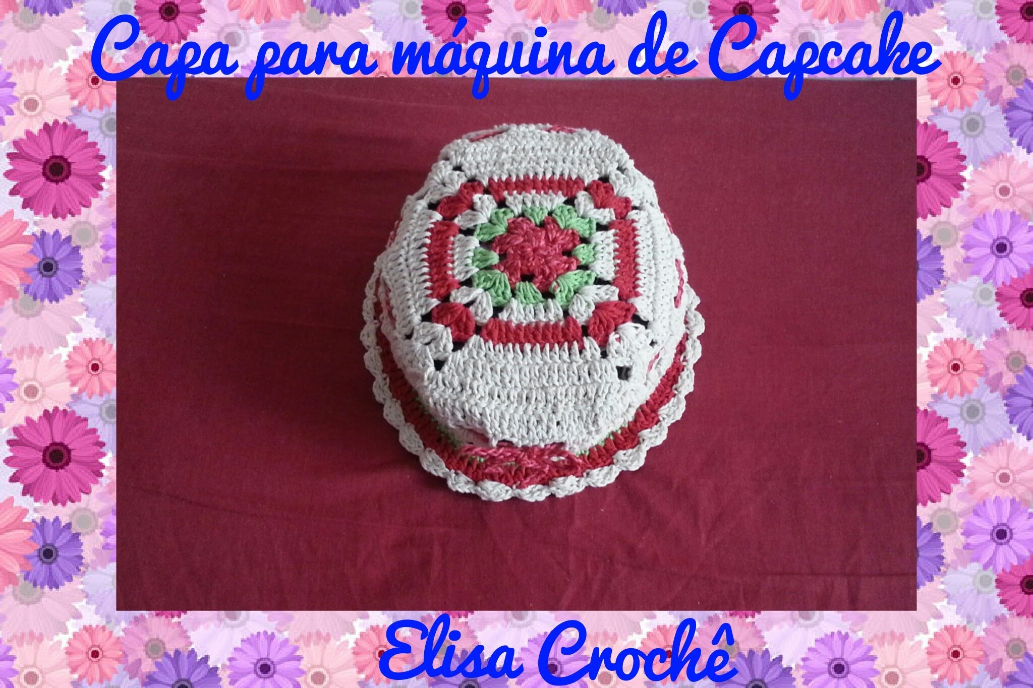 Capa para máquina de Capcake em crochê # Elisa Crochê
