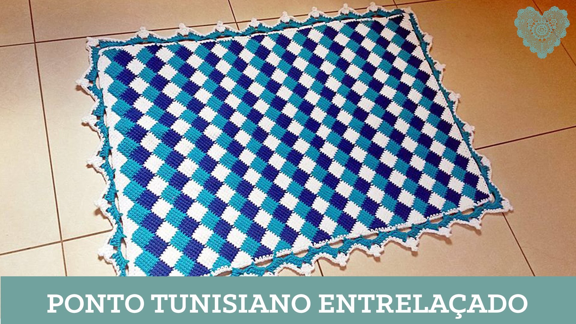 Criações em Crochê: Ponto Tunisiano Entrelaçado | Luciana Ponzo