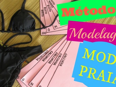 Modelagem de Strappy Biquíni + Método de Modelagem para Moda Praia