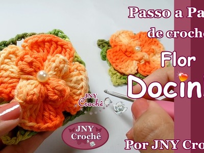 PAP de crochê Flor Docinho por JNY Crochê