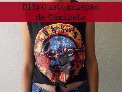DIY: Customização de Camiseta