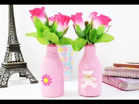 DIY: faça você mesmo: Garrafa decorativa