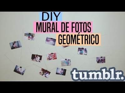 DIY: Mural de Fotos Geométrico (Inspirado no Tumblr)