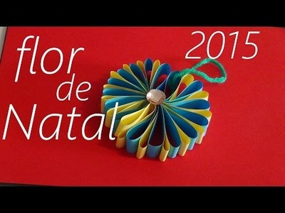 DIY Saiba como fazer uma flor para decorar sua arvore de natal  # 11