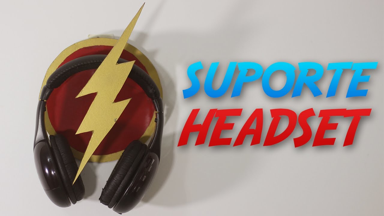 Como Fazer um Suporte de Headset.Fone do Flash