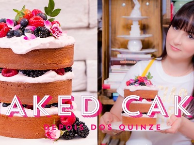MINI NAKED CAKE (BOLO PELADO) de Coco e Creme de Framboesa | Depois dos Quinze 21 #ICKFD