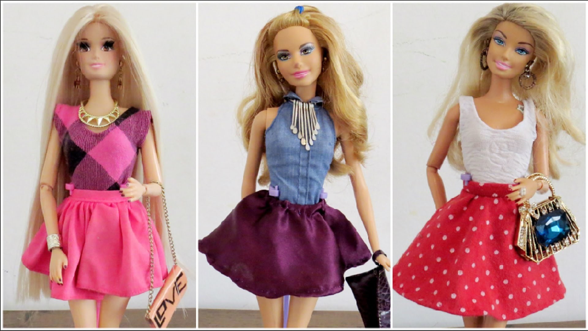 #6 Como Fazer Saia Rodada para Barbie e Outras Bonecas