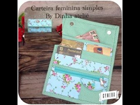 Carteira feminina simples