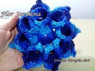 Flor de crochê para aplicação # Flor Jordana