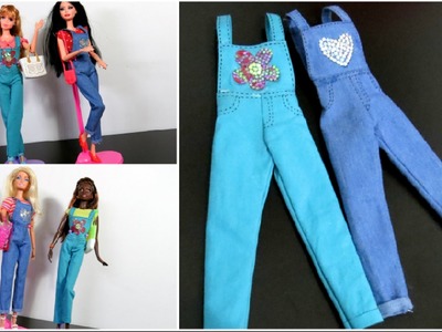 Como Fazer Macacão para Barbie Sem Costura ou Com Costura