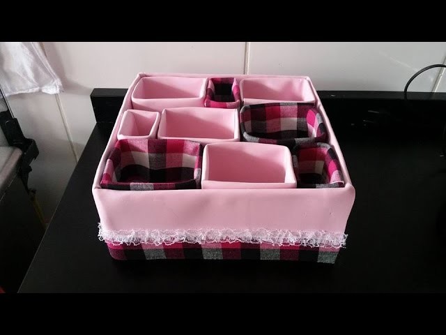 Como fazer uma caixa organizadora usando eva e caixas de leite, by Vivian Balaban DIY