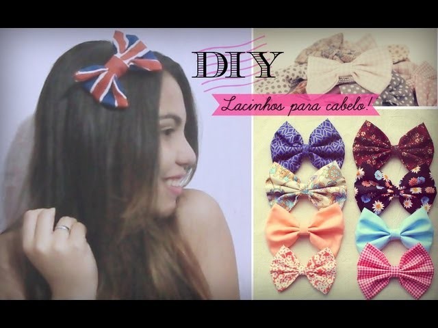 DIY | Faça você mesma: Lacinhos para o cabelo | Andressa Moraes