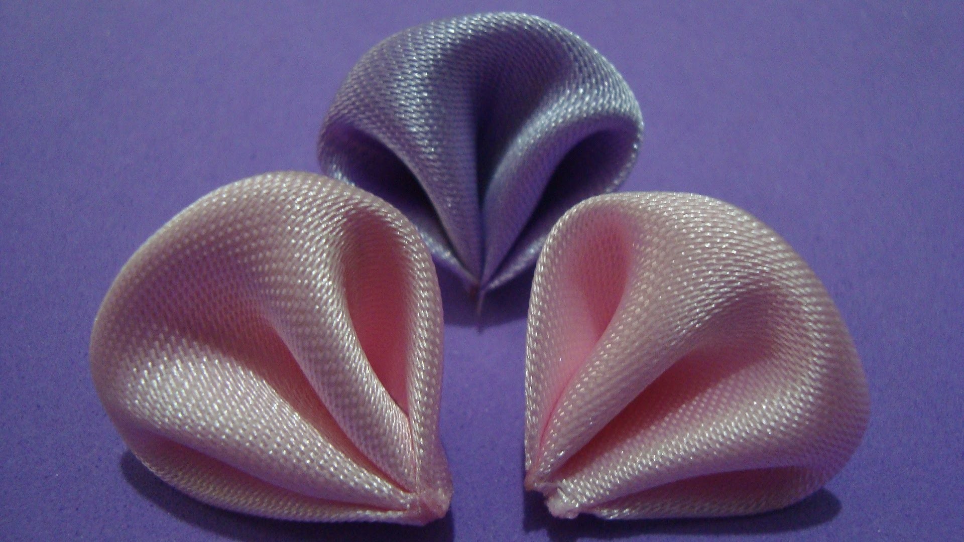 Flores de tecido - Aprender à fazer Linda Pétala de Flor de tecido