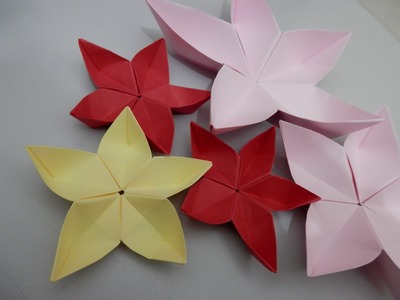 Origami Flor de cerejeira - Sakura 1