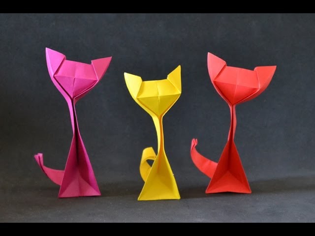 Origami:  Kitty Cat