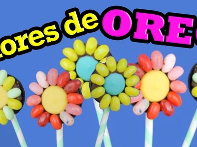 Aprenda a fazer Flores de Oreo para lembrancinha de festa - Super fofo, gostoso e fácil