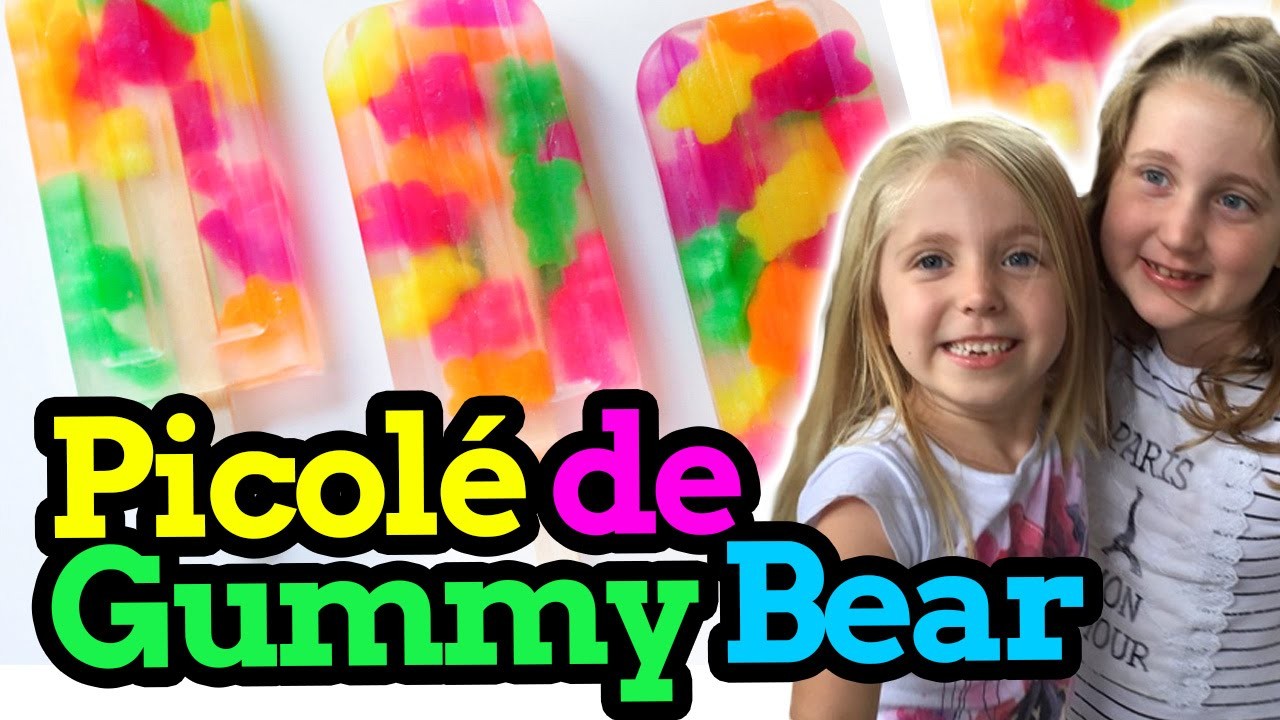Aprenda a fazer Picolé Gummy Bears - Learn how to make Gummy Bears Popsicle