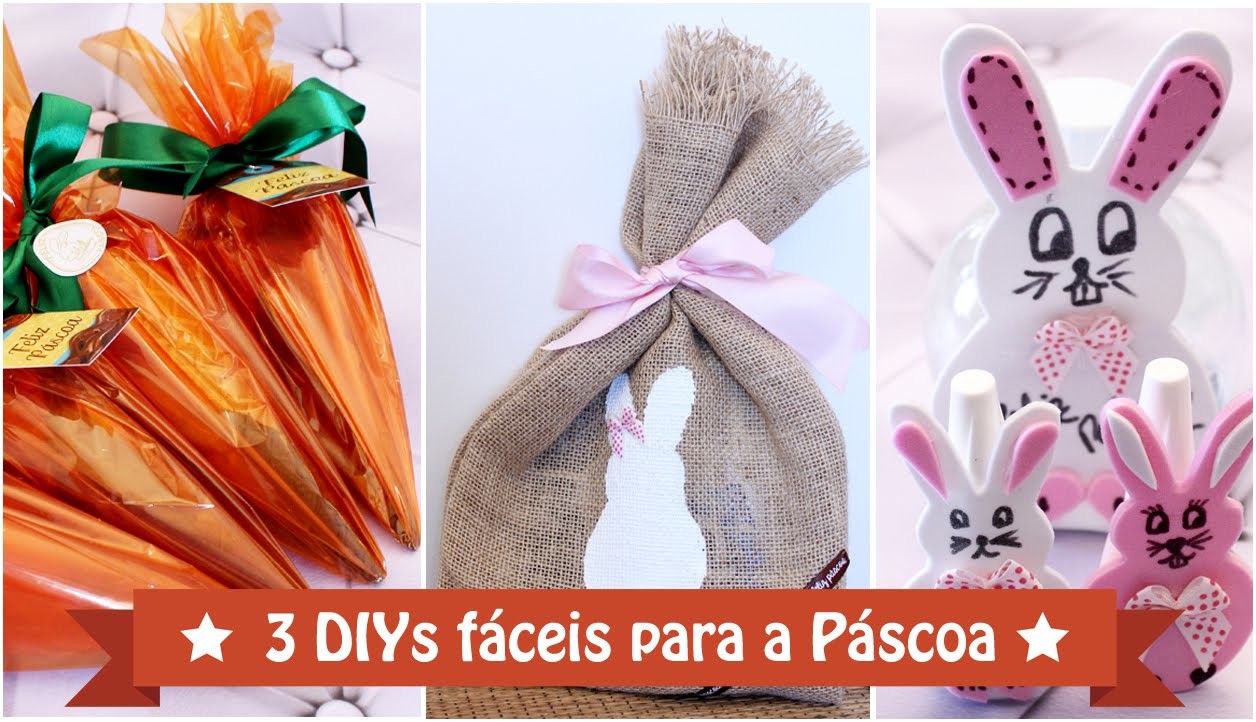 DIY: 3 dicas fáceis para a Páscoa #especialpascoa