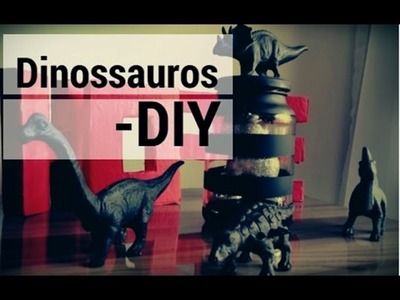 DIY - Decoração com Dinossauros