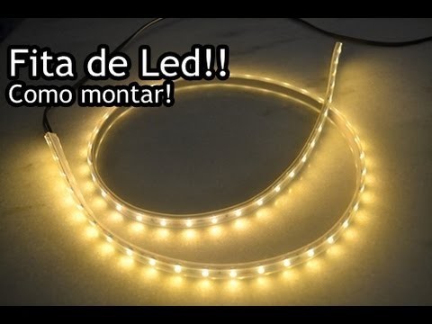 Fita de Led - Como Preparar - Mounting Strip LED