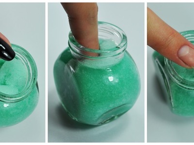 Aprendendo a fazer potinho vidro mágico para a remoção do esmalte nas  unhas