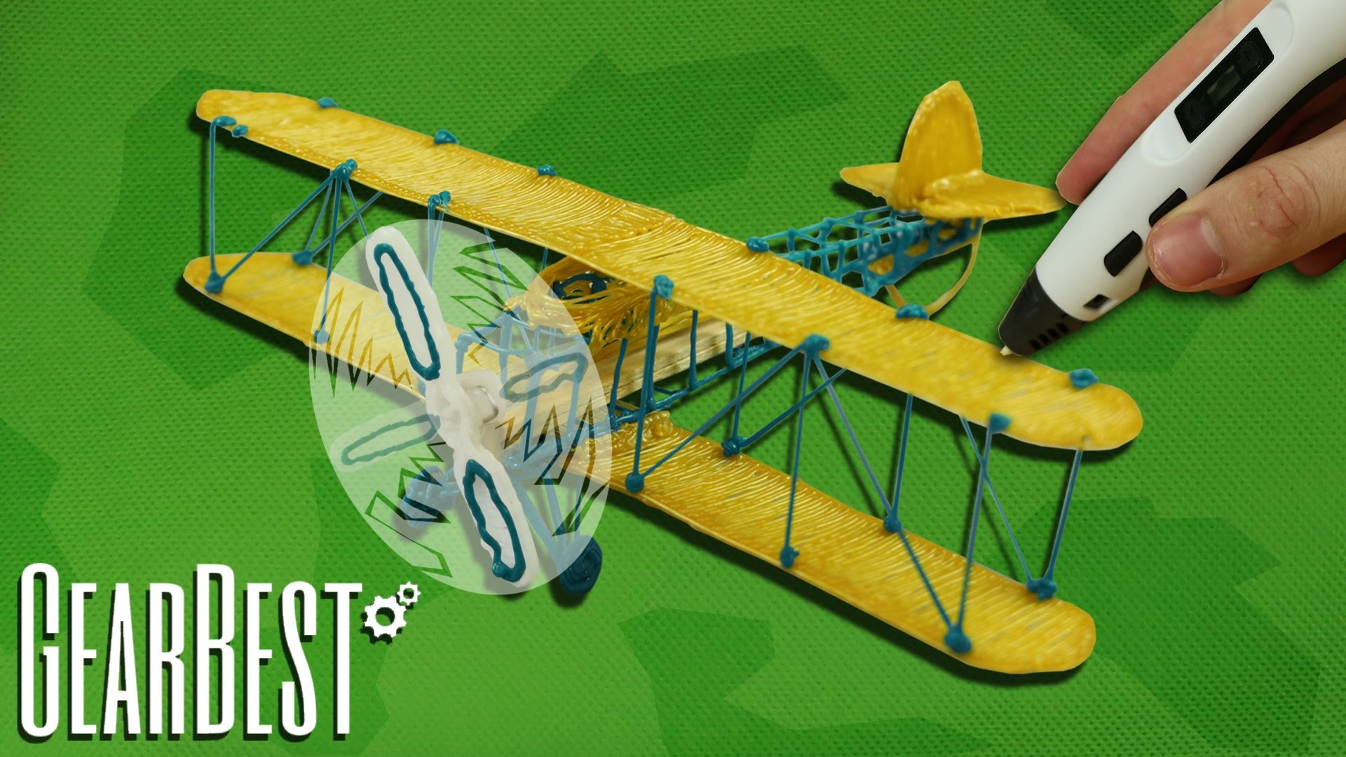 Como fazer um Avião com uma Caneta 3D