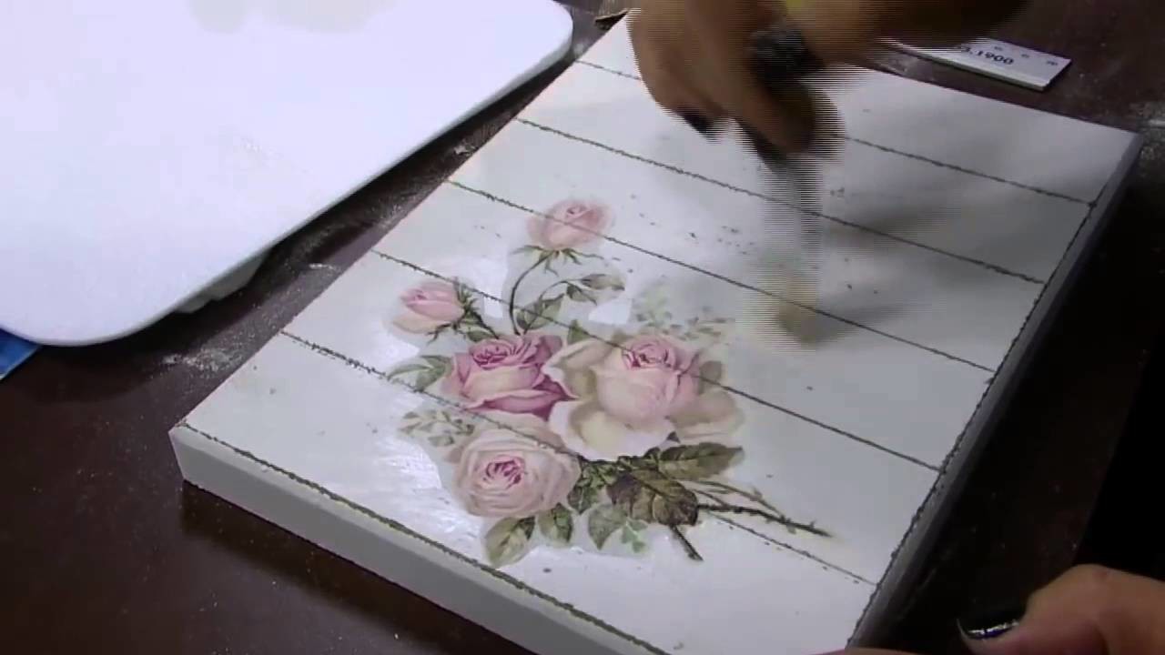 DIY | Faça Você Mesmo | Caixa Vintage Pátina com Rosas Pt. 2 | Livia Fiorelli | LiFe Artesanato