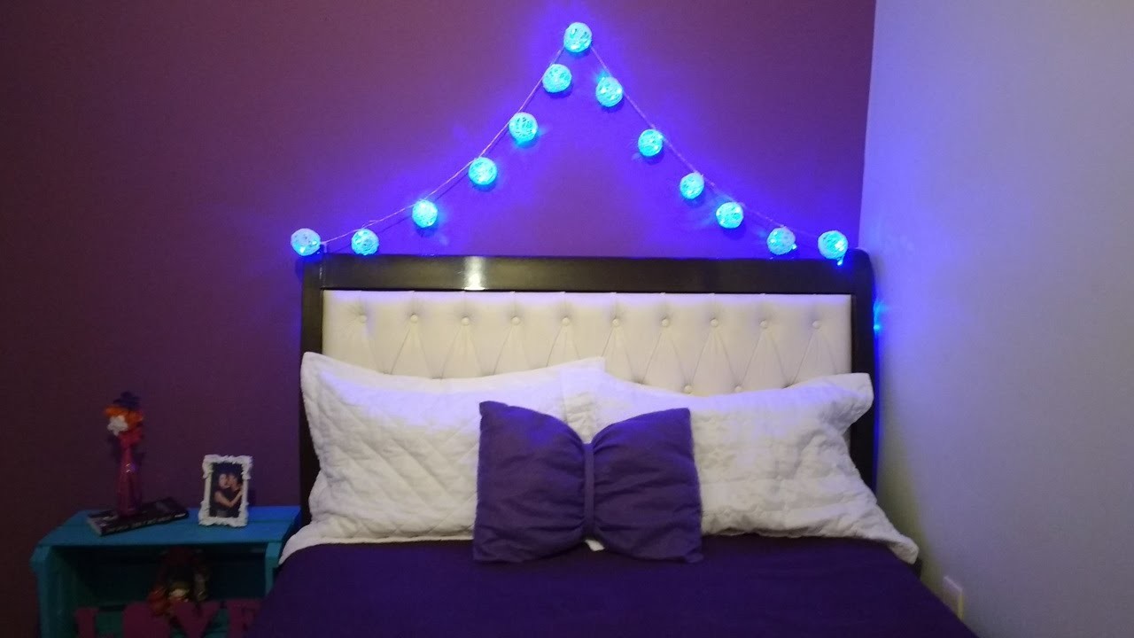DIY - Luzes com bolinhas | Decoração para o quarto!!!