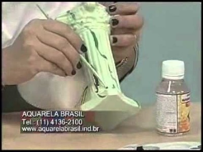 Marmorizando Gesso - Artesã Lilian Navarro - Castiçal