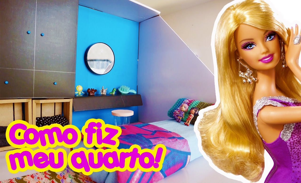 Casa da Barbie - Como fiz e decorei o meu quarto!