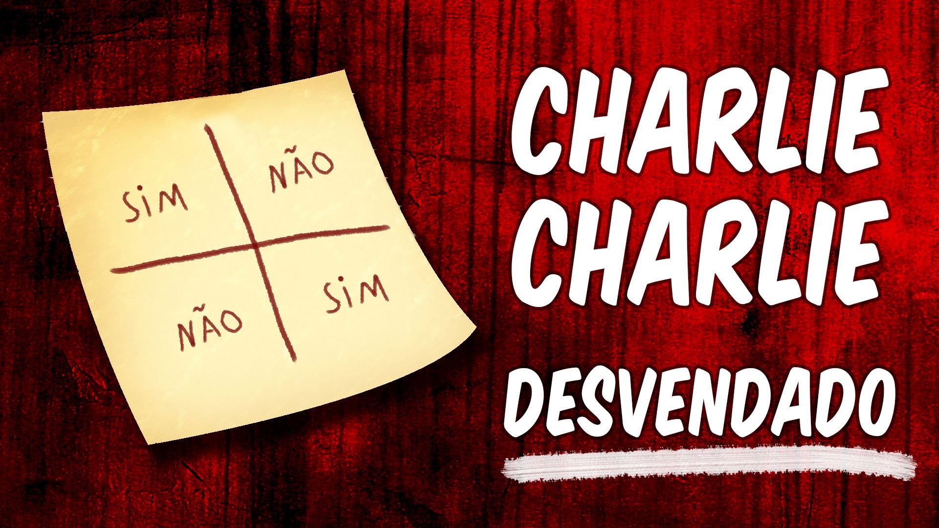 Desafio Charlie Charlie: mistério desvendado
