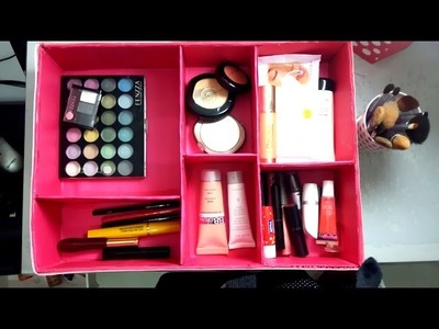 DIY: Como fiz meu organizador de maquiagem gastando menos de R$ 10,00 - Bruna Leal