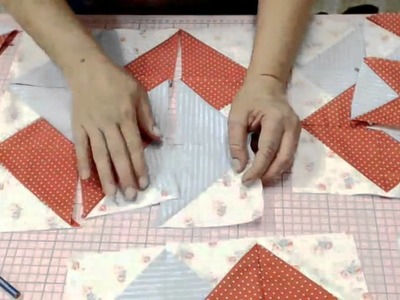 Patchwork Ao Vivo #47: método americano de costura rápida + bloco Card Trick