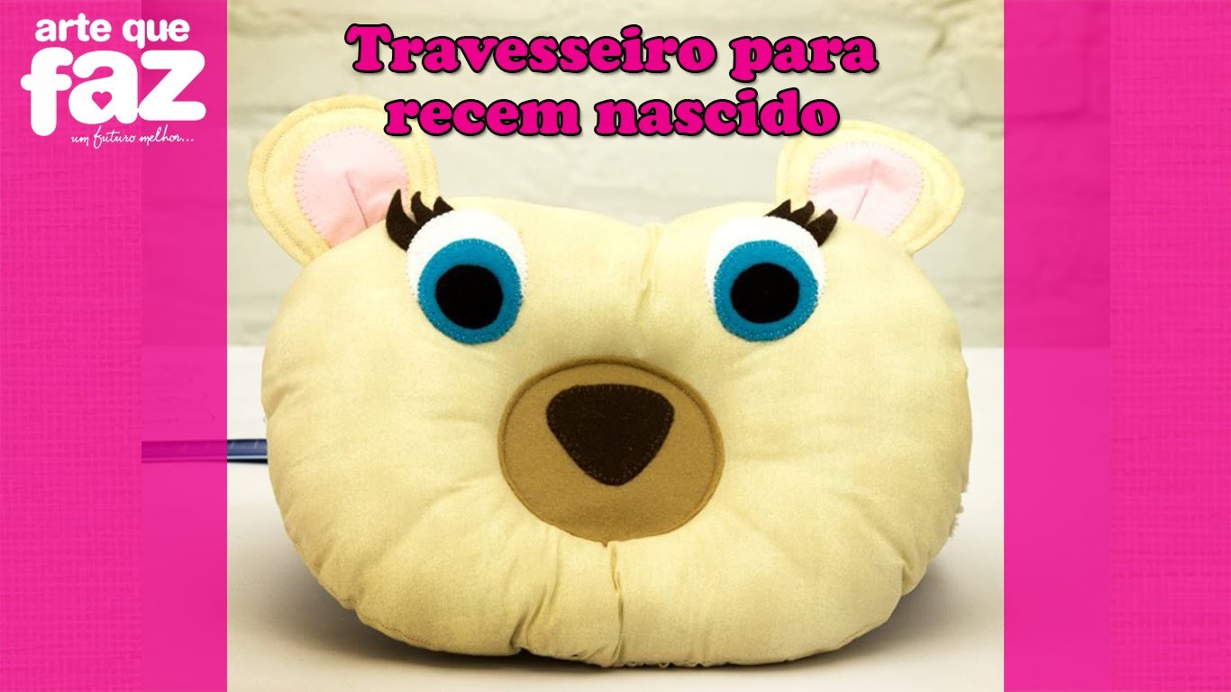 Travesseiro para recém-nascido (Vivian Fico)