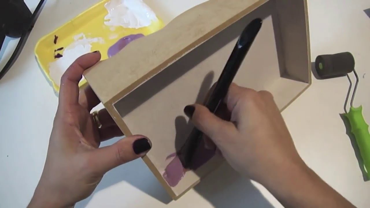 Video Aula:  Como pintar sem deixar marcas | Livia Fiorelli | LifeArtesanato