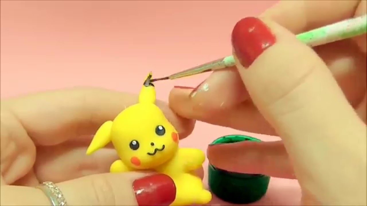 Pikachu POKEMON - Tutorial em Biscuit por Regiane Ribeiro