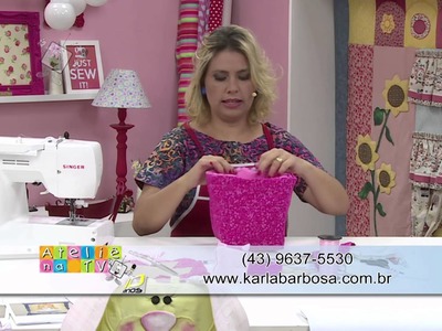 Ateliê na TV - Rede Brasil - 09.02.16 - Karla Barbosa e Catiane Gobbi
