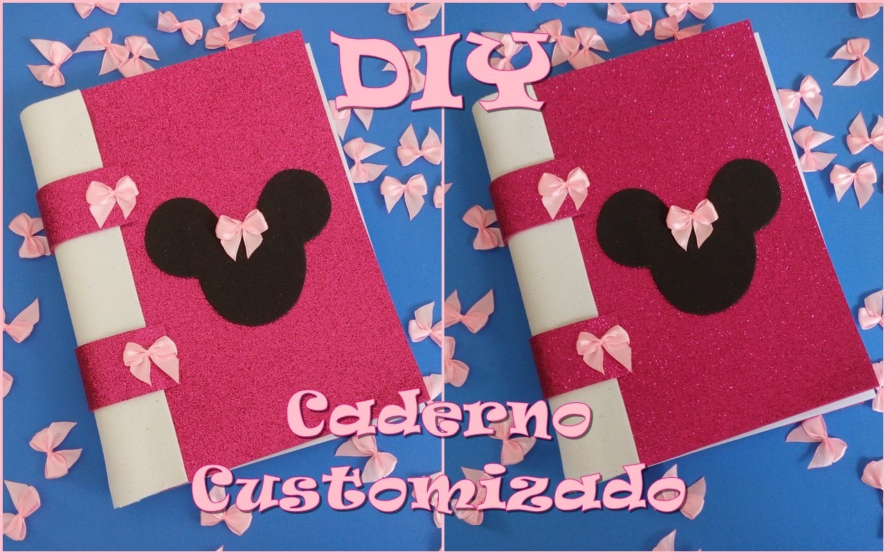 Caderno customizado em EVA