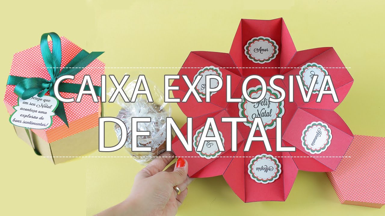 Caixa Explosiva de Natal [Fácil e simples]