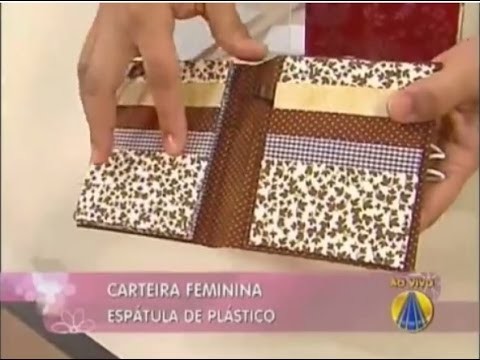 Heloisa Gimenes - Carteira Feminina em Cartonagem - A Original - SemIgual.com - Sabor de Vida