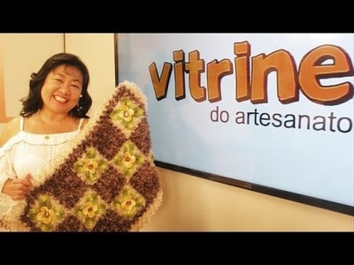 Tapete trevinho em crochê com Cristina Luriko | Vitrine do Artesanato na TV