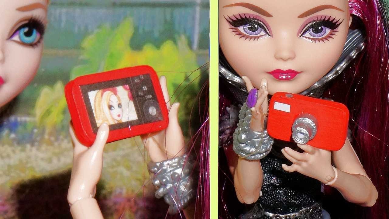 Como fazer Câmera Fotográfica para bonecas Barbie e outras - miniatura